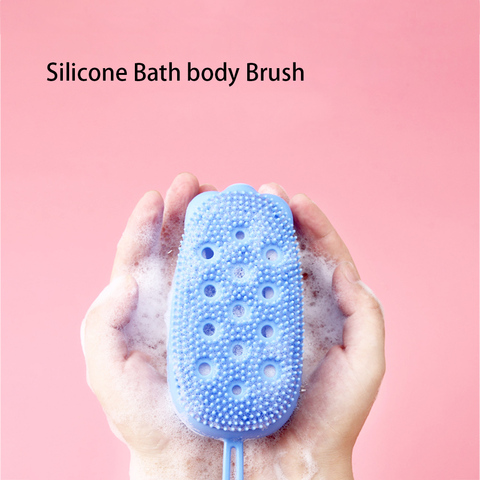 Silicone Bath Shower Body Brush Double-Sided Soft Deep Cleaning Bubble Brush Fast Foaming Bear Full Body Spa Baby Shower Brush ► Photo 1/6