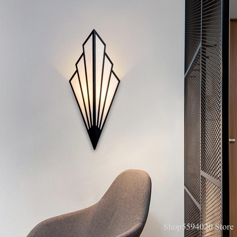 Nordic Led Wall Lamp Creative Sector Wall Lamp Decoration Living Room Bedroom Bedside Wall Lighting Wall Sconce Light Fixture ► Photo 1/6