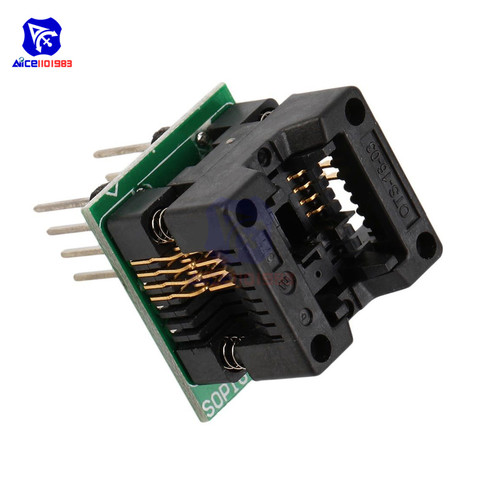 SOIC8 SOP8 to DIP8 EZ Programmer Socket Adapter SOP8 150Mil Socket Converter Module ► Photo 1/6