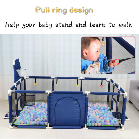 Big Children Playpen Kids Safety Barrier Baby Playpen For Child Pool Balls Newborn Fence Playpen For Baby Pool ► Photo 1/5