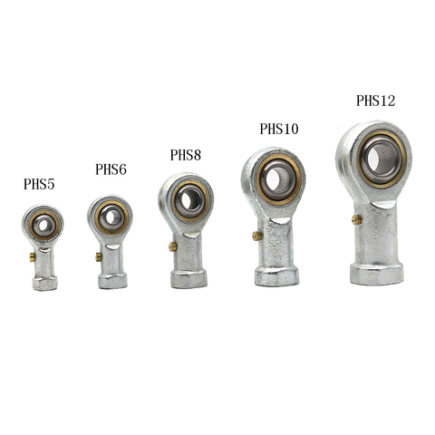 1PCS PHS8 M8 8mm hole 5mm to 14mm metric fish eye Rod Ends bearing female thread ball joint  right hand ► Photo 1/6