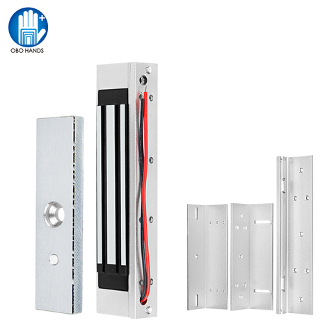 180KG/350lbs Electromagnetic Locks 12V Electric Magnetic Lock ZL U Bracket for Electronic Door Access Control System Waterproof ► Photo 1/6