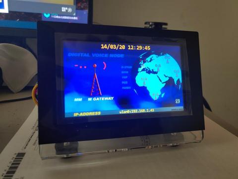 By BI7JTA Duplex MMDVM UHF VHF UV Hotspot For P25 DMR YSF DSTAR NXDN + Raspberry Pi 3B + Acrylic Case + 3.2/4.3 inch Nextion LCD ► Photo 1/6