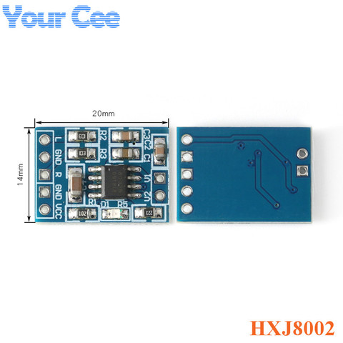 Mini HXJ8002 Audio Power Amplifier Board Module BTL Audio Amplifier Module 3W Mono Channel Voice Low Noise 2.0-5.5V for Speaker ► Photo 1/5