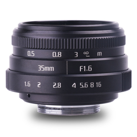 new arrive fujian 35mm f1.6 C mount  camera CCTV Lenses II for N1 Fujifilm Fuji NEX Micro 4/3 EOS B ► Photo 1/6