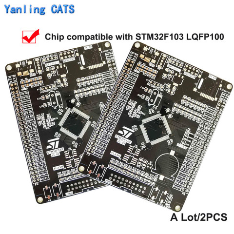 STM32f103 ARM Cortex M3 Empty Development Board DIY Welding for MCU STM32F103VE VB VC VG VFT6 LQFP100 Pin Chip 2PCS ZL-03 ► Photo 1/5