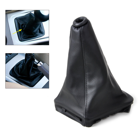 CITALL Car PU Leather Gear Stick Shift Knob Cover Boot Gaiter For Hyundai Elantra / Avante XD 2000 2002 2003 ► Photo 1/6