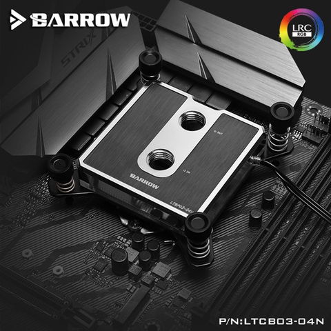 Barrow CPU Water Block Jet Microwaterway For AMD/Intel LGA-115X /INTELX99/X299 Radiator 5v 3pin ARGB Lighting AURA SYNC ► Photo 1/6