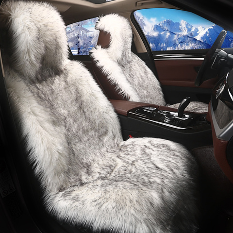 Supply New winter Car long plush Cushion / Car Seat Cover Plush Seat Pad Wool Mat ► Photo 1/6