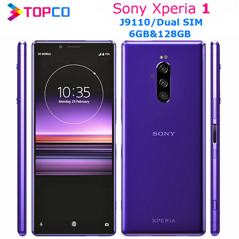 Sony Xperia 1 J9110 Xperia XZ4 Android Mobile phone Dual SIM 4G LTE 6.5