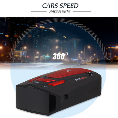 DOXINGYE V7 Full 360 Degree Car Radar Detector Safety Speed Anti-Radar Detector Voice Alert Detector LED Display Alarm Systems ► Photo 1/6
