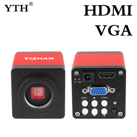 Industry Video Microscope Camera Full HD 13MP 2K 1080P 60FPS HDMI VGA Simultaneous Output Magnifier for PC PCB IC Observe Repair ► Photo 1/6