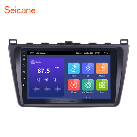 Seicane Android 9.0 2DIN Car Head Unit Radio Audio GPS Multimedia Player For Mazda 6 Rui wing 2008-2014 Support DVR Rear Camera ► Photo 1/6