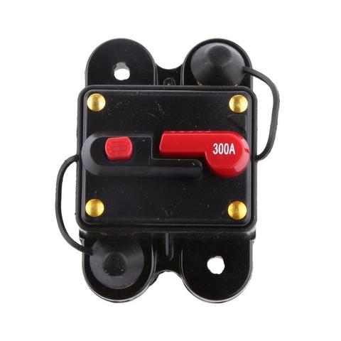 DC 12-24V 300 Amp Car Switch Manual Reset Fuse holder Circuit Breaker Switch For Car SUV Boat Battery Manual Reset Switch ► Photo 1/5