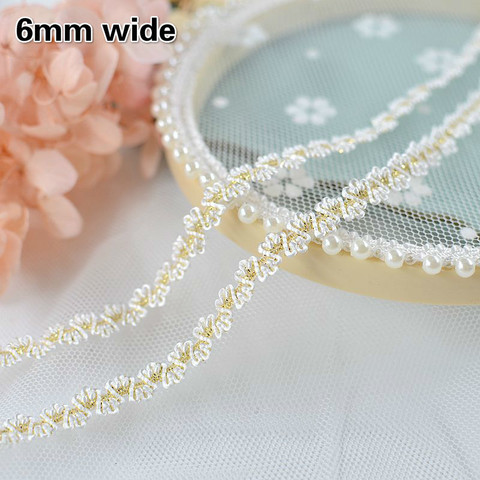 HOT Spandex Gold Elastic Lace Ribbon DIY Trendy Hat Headdress Bracelet Anklet Necklace Making Decoration Swimsuit Bra Sexy Trim ► Photo 1/3