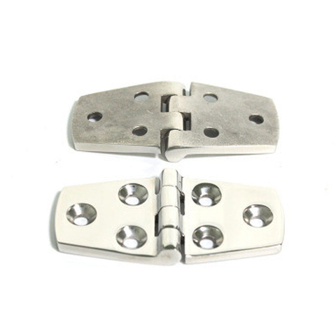 2 Pcs Durable 304 Stainless Steel Boat/ Door Hinge Stamping Cabinet Marine Hardware 76*38*4mm ► Photo 1/6