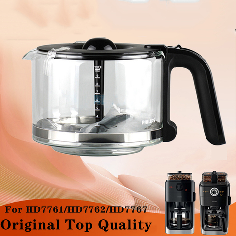 Original Coffee machine glass pot Filter funnel Suit For Philips HD7761/HD7762/HD7765 ► Photo 1/5