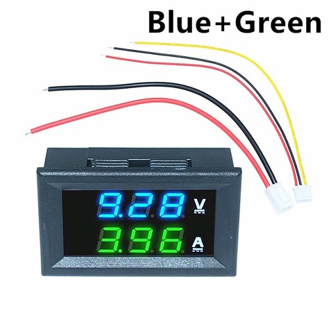 1PC Dual LED Display Mini Digital Voltmeter Ammeter DC 100V 10A Panel Amp Volt Voltage Current Meter Tester Detector ► Photo 1/6