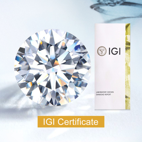 0.3ct 0.5ct 0.8ct 1ct D Color VS1 VS2 VVS1 VVS2 Clarity IGI Certificate HPHT Lab Grown Diamond ► Photo 1/6