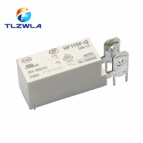 1Pcs 48V relay HF115F-Q-048-1H HF115F-Q 048-1H JQX-115F-Q 048-1H JQX-115F-Q-048-1H 05VDC 12V DC24V 18A 250VAC ► Photo 1/3