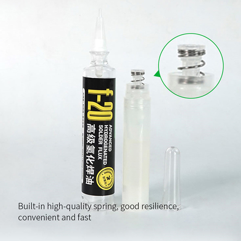 RELIFE F-20 BGA Advanced Hydrogenated Solder Paste Flux 10CC No-Clean Solder Paste Flux For Mobile Phone Repair ► Photo 1/6