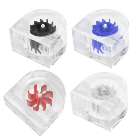 OPEN-SMART Acrylic Flow Meter G1/4 Thread Water Cooling System Coolant Filter Indicat Computer Cooler Fittings 2-Way Holes ► Photo 1/6