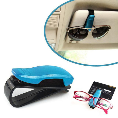 Car Auto Sun Visor Glasses Sunglasses Clip Card Ticket Holder Pen Case Box Universal Accessories free shipping 2014 ► Photo 1/6