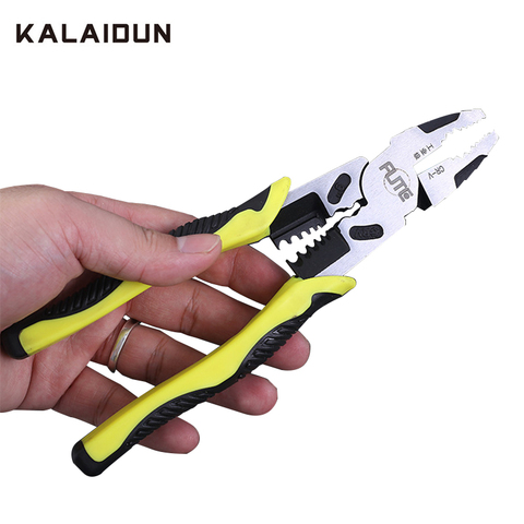 KALAIDUN Pliers Crimping Tool Wire Cutter Stripper Crimper Multi-function Industrial Cable Stripping Crimping Home Repair Tools ► Photo 1/6