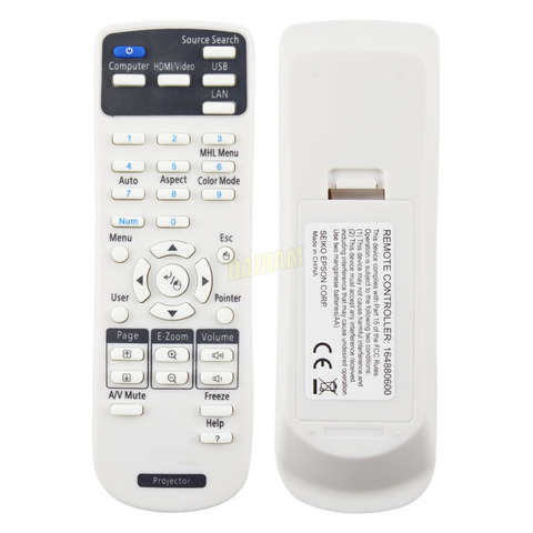 Remote Control FOR EPSON 1599176 Projector Fernbedienung REMOTE CONTROL EX3220 EX5220 EX5230 EX6220 EX7220 725HD 730HD ► Photo 1/6