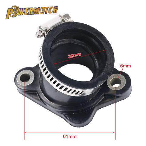 Racing Carburetor Rubber Angled Adapter Inlet Intake Pipe Motorcycle For MIKUNI VM24 OKO KOSO PE28 30 32 34mm Dirt Bike Pit Bike ► Photo 1/6