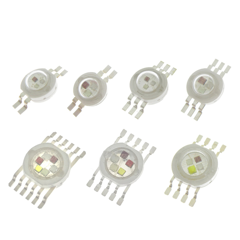 1piece 3W 4W 5W 6W 15W 18W High Power LED RGB RGBW RGBWY RGBWYV 4pin 6pin 8pin 10pin 12pin Colorful LED Stage lights Source ► Photo 1/6