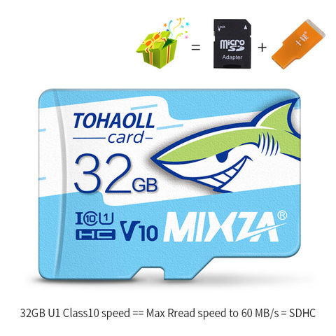 MIXZA HY Memory Card 256GB 128GB 64GB U3 80MB/S 32GB Micro sd card Class10 UHS-1 flash card Memory Microsd TF/SD Cards ► Photo 1/6