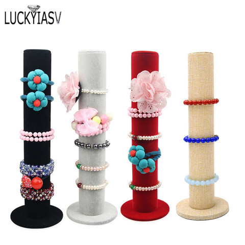 Hot Sale Bracelet Hair Accessory Storage Rack Vertical Jewelry Bracelet Bangle Display Organizer Holder Bar Stand ► Photo 1/6