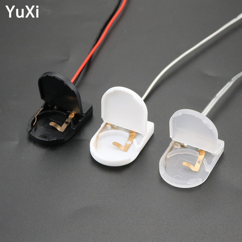 5PCS CR2032 Battery Button Cell Holder Socket Case CR2032 battery holder With switch 3V button battery box ► Photo 1/6