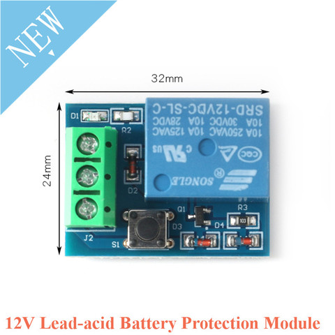 12V Battery Protection Module Lead-acid Battery Protection Board Over-discharge Low Voltage Protection ► Photo 1/5