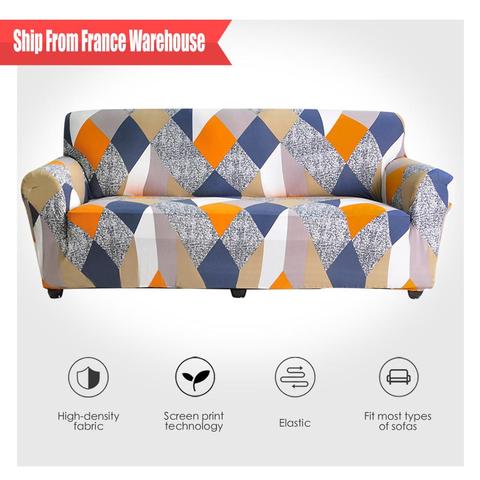 Geometric Elastic Sofa Cover for Living Room Modern Sectional Corner Sofa Slipcover Couch Cover Chair Protector 1/2/3/4 Seater ► Photo 1/6