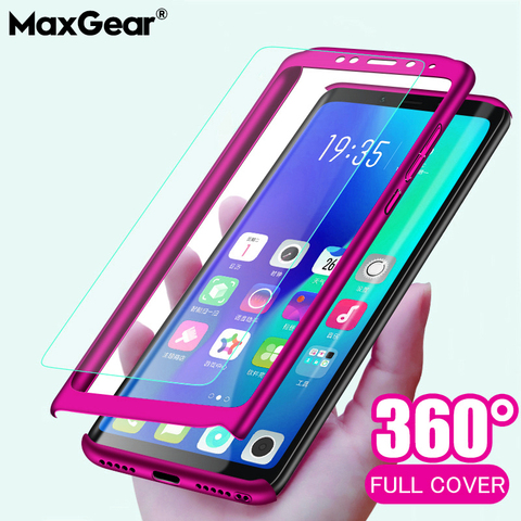 Luxury 360 Degrees Phone Case For Xiaomi Redmi 9 Note 9S 4X 5 6 7 8 8T Pro Full Cover For Redmi 5 6A 7A 8A 9A 9C Capa With Glass ► Photo 1/6