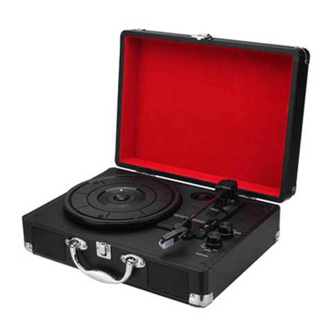 Record player with speaker portable turntable old record player gramophone gramophone bluetooth speaker stereo turntable ► Photo 1/6