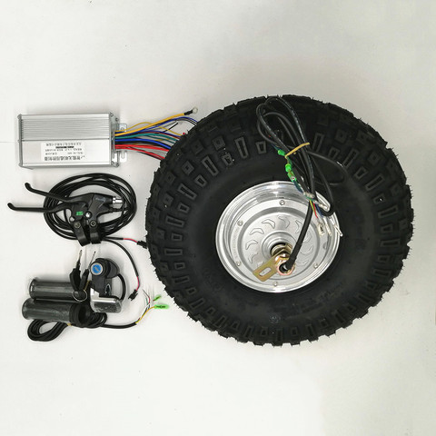 24V 36V 48V 350W 500W Electric Wheelbarrow Gear Motor All Terrain Electric Wheelbarrow kit Off road Rough Tyre 14.5 inch wheel ► Photo 1/6