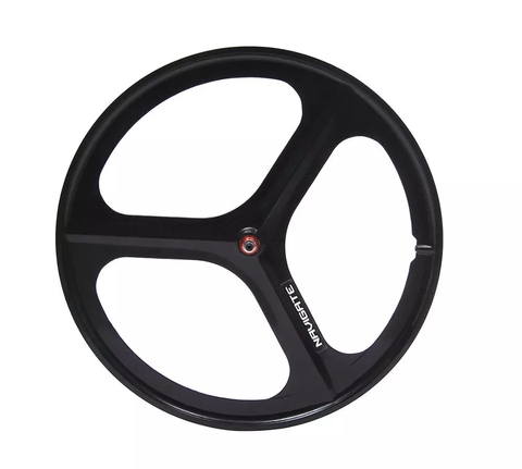 Magnesium Alloy bike wheel 700C bike rim 3 spokes fixie Bicycle Mag TRI front rear wheel Mag Alloy Fixed gear bike wheels ► Photo 1/5