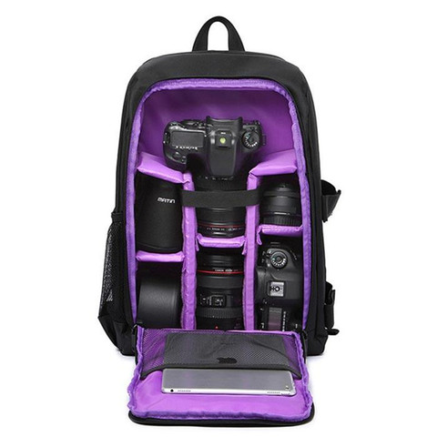 Waterproof DSLR Backpack DLSR Photo Bag Multi-Functional Outdoor Camera Bag Backpack Case for Nikon Canon Sony DSLR Bag Lens Big ► Photo 1/6