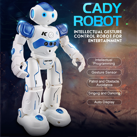 JJR/C JJRC R5 RC Robot CADY WILI SmartWatch Intelligent Programing Education Music Dance Robots Auto Follow Gesture Control Toys ► Photo 1/6