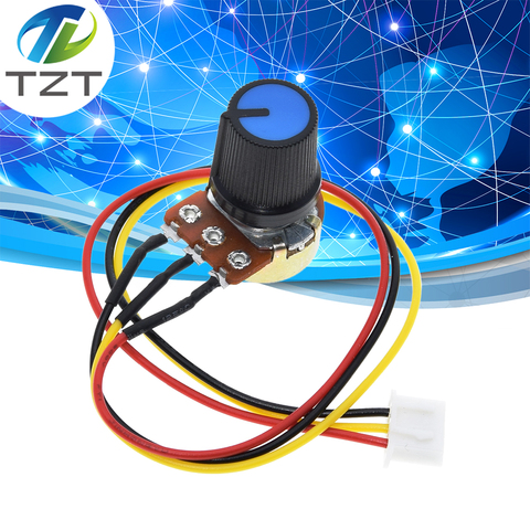 TZT  WH148 potentiometer B10K  speed control knob control switch XH2.54 3P linear control handle ► Photo 1/6