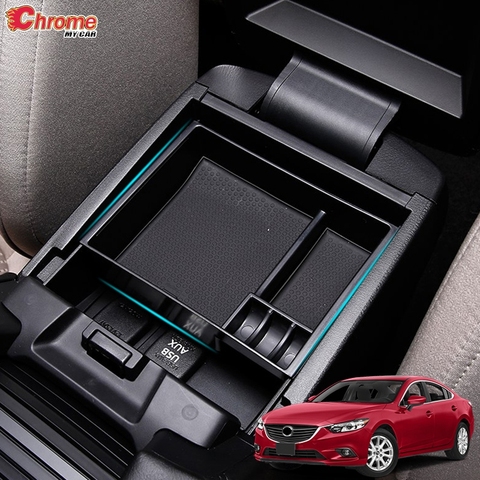 For Mazda 6 Atenza GJ 2013 2014 2015 2016 2017 Armrest Secondary Storage Pallet Container Holder Glove Box Tray Car Accessories ► Photo 1/6