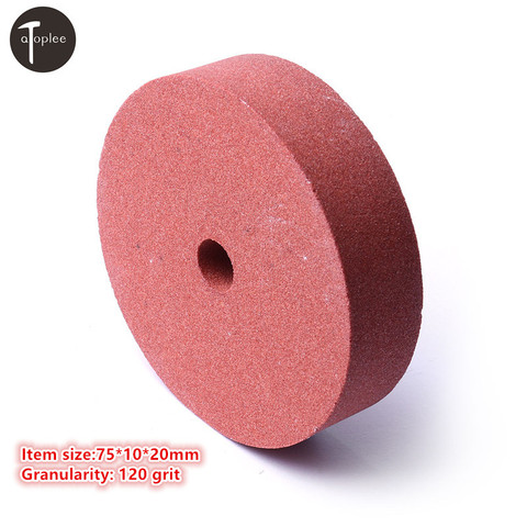 Hot 3‘’ 120 Grit Grinding Wheel Polishing Pad Abrasive Disc for Bench Grinders Rotary Tools 75*10*20mm ► Photo 1/5