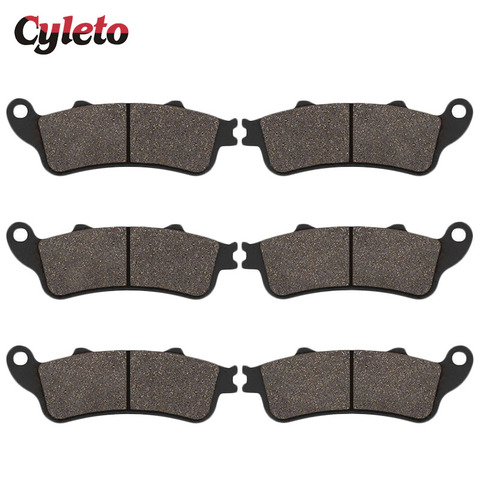 Motorcycle Front Rear Brake Pads Honda Varadero XL1000 VFR800 Interceptor CBR1100XX Blackbird ST1100 ST1300 Goldwing GL 1800 F6B ► Photo 1/6