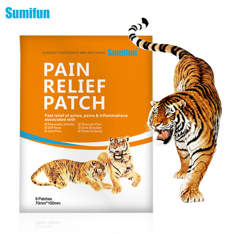 Sumifun 8Pcs Pain Relief Patch Fast Relief Aches Pains & Inflammations Health Care Lumbar Spine Medical Plaster ► Photo 1/6