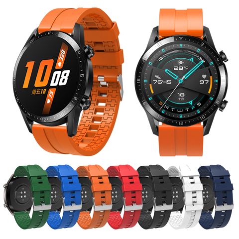 Sui Nido Por Replaceable Watchbands for HUAWEI WATCH GT 2 46mm/GT Active 46mm/HONOR  Magic Silicone Strap Band GT2 Official style Bracelet - Price history &  Review | AliExpress Seller - Shop2137040 Store | Alitools.io