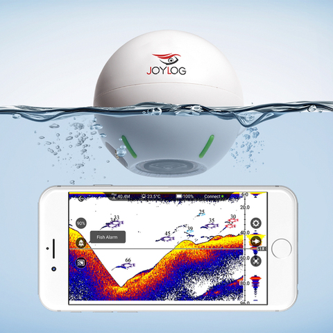 JOYLOG Portable Fish Finder 40m/125KHZ ice fishing Sonar Sounder Alarm Transducer Fishfinder fishing Wireless Depth echo sounder ► Photo 1/6