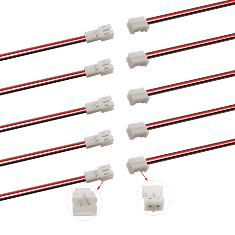 20CM JST PH 2.0 Connector Male Female Plug Jack 2Pin Micro JST Wire Cable JST-PH 2.0mm 2P Male Female Terminals Cable Connectors ► Photo 1/4